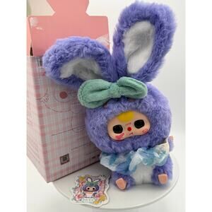 Baby Three BB3 New Open Box Confirmed Lily Rabbit Town V2 Purple with Boba Eyes
